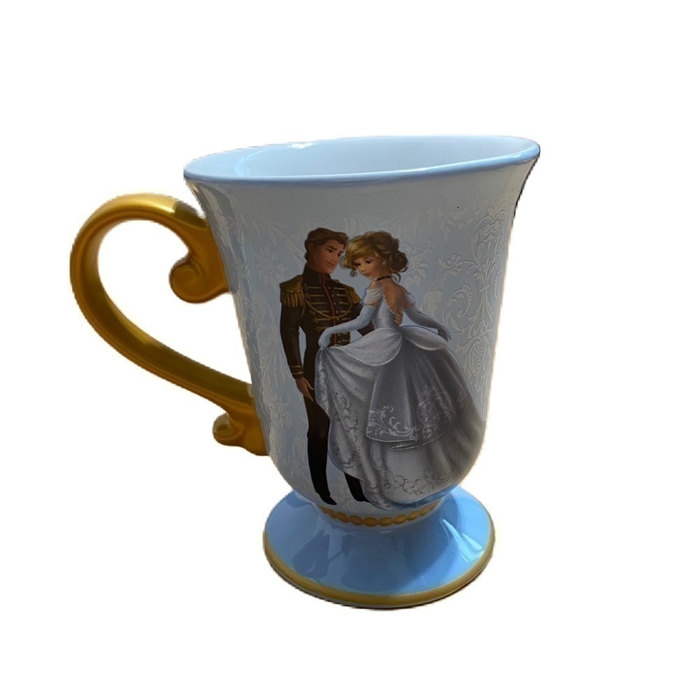 Disney Designer Fairytale Cinderella Prince Charming Coffee Tea Mug Cup Ceramic